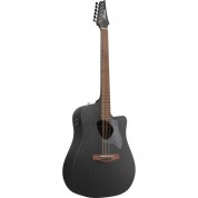 Ibanez Altstar Alt20 Dreadnought Acoustic/electric Guitar (weathered Black Open Pore)