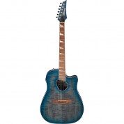 Ibanez Altstar Alt30fm Dreadnought Acoustic/electric Guitar (blue Doom Burst High Gloss)