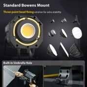 Colbor 220w Bi-color Cob Led Video Light