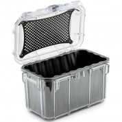 Seahorse 59 Micro Hard Case (clear, Rubber Liner And Mesh Lid Retainer)