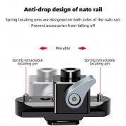 Digitalfoto Solution Limited Magic Arm With Anti-twist Locating Pins & Nato Rail With Cold Shoe & Clamp