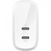 Belkin Boostcharge Pro 2-port Usb-c 60w Wall Charger