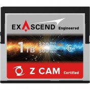 Exascend 1tb Zcam Cfast 2.0 Memory Card