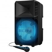 Ion Audio Power Glow 300 Portable Bluetooth Loudspeaker With Wired Microphone