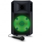 Ion Audio Power Glow 300 Portable Bluetooth Loudspeaker With Wired Microphone