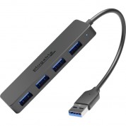 Plugable Usb-c 4-port Hub (black)