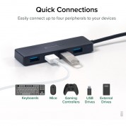 Plugable Usb-c 4-port Hub (black)