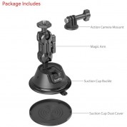 Smallrig Sc-1k Portable Suction Cup Mount For Action Cameras