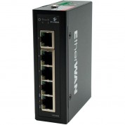 Etherwan Hardened Unmanaged 4-port Gigabit Poe & 1-port Gigabit Rj45 Ethernet Switch (vertical Housing)