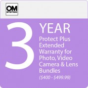 Om System 3-year Protect Plus Support With Adp For Photo And Video Camera And Lens Bundles ($400-$499.99)