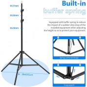 Neewer Collapsible Metal Light Stand (6.2', Travel Kit)