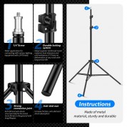 Neewer Photography Light Stand (6.5')