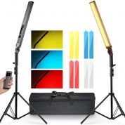 Neewer Bh20b Upgraded Led Video Light Stick Kit (2-pack)