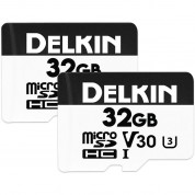 Delkin Devices 32gb Hyperspeed Uhs-i Microsdhc Memory Card With Sd Adapter (2-pack)