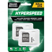 Delkin Devices 32gb Hyperspeed Uhs-i Microsdhc Memory Card With Sd Adapter (2-pack)