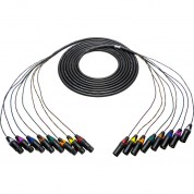 Sescom 8-channel Xlr Male To Xlr Female Audio Snake Cable (100')