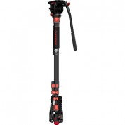 Ifootage Cobra 3 Aluminum Monopod With Mini Tripod Base And K5 Fluid Head