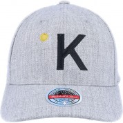 Kelvin Mitchell & Ness 110 Flexfit Hat (gray With K)