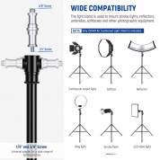 Neewer Air-cushioned Light Stand (7.2')