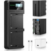 Neewer Np-f970 10050mah Battery & Dual Charger Kit