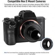 Neewer T-mount To Sony E-mount Adapter Kit