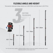 Neewer Ms-230c Handheld Telescoping Boompole (7.5')