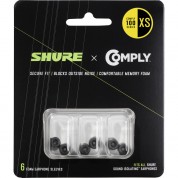 Shure 100 Series Comply Foam Sleeves For Shure Earphones (extra Small, 3 Pair)