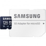 Samsung 128gb Pro Ultimate Uhs-i Microsdxc Card With Sd Adapter