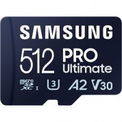 Samsung 512gb Pro Ultimate Uhs-i Microsdxc Card With Sd Adapter