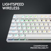 Logitech G Pro X Tkl Lightspeed Wireless Rgb Gaming Keyboard (white, Tactile)