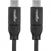 Rocstor Usb-c 2.0 Male Charging Cable (9.8', Black)