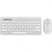 Logitech Pebble 2 Wireless Keyboard And Mouse Combo (tonal White)