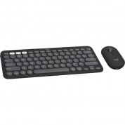 Logitech Pebble 2 Wireless Keyboard And Mouse Combo For Mac (tonal Graphite)