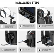 Neewer Ca020 Camera Cage With Cable Clamp For Panasonic Lumix S5 Ii & S5 Iix