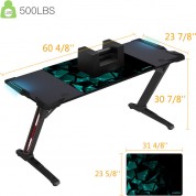 Eureka Z60 Gaming Computer Desk