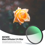 Neewer Black Diffusion Cinematic Effect Filter (55mm, Grade 1/4)