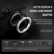 Neewer Leica M Lens To Fujifilm X-mount Camera Lens Adapter