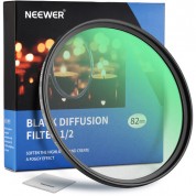 Neewer Black Diffusion Cinematic Effect Filter (82mm, Grade 1/2)