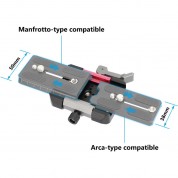 Camvate Arca/manfrotto-type Compatible Quick Release Base Clamp