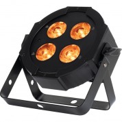 Eliminator Lighting Mega Hex L Pak4 Rgbla+uv Led Wash Light Kit (4-pack)