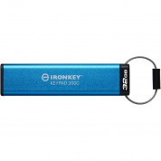 Kingston 32gb Ironkey Keypad 200 Usb-c 3.2 Gen 1 Flash Drive