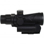 Browe 4x32 Tactical Optic Riflescope (7.62x39mm Red Chevron Reticle, Black)