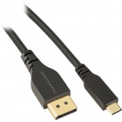 Pearstone Usb Type-c Male To Displayport Male 8k Cable (10')