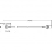 Xenarc Dc Power Cable For 1219 And 1569 Series Monitors (16.4')