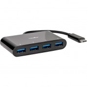 Rocstor 4-in-1 Portable Usb Hub (black)