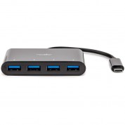 Rocstor 4-in-1 Portable Usb Hub (black)