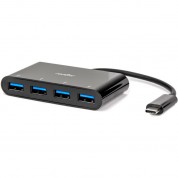 Rocstor 4-in-1 Portable Usb Hub (black)