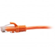 C2g Cat6a Snagless Unshielded (utp) Slim Ethernet Network Patch Cable (1', Orange)