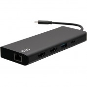 C2g Usb-c 9-in-1 Dual Display Docking Station With 60w Power Supply (taa Compliant)