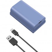 Smallrig L-series/np-f550 Usb-c Battery (3500mah, Blue)